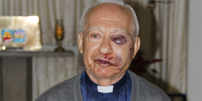 Fue puesto preso el sujeto que golpeó brutalmente al párroco en Caricuao