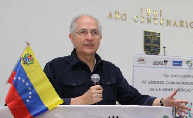 Ledezma: Manifestaremos contra el castigo impuesto por el Gobierno al bolsillo de los venezolanos