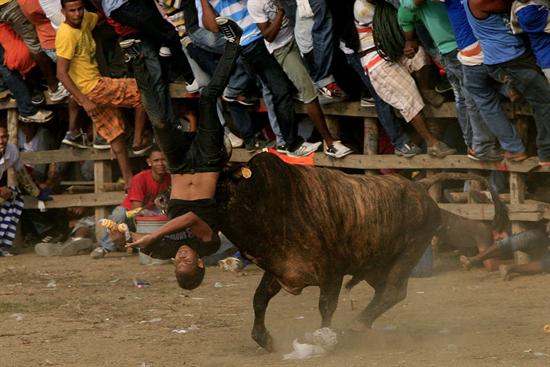 Al menos un muerto y 44 heridos en un festejo taurino en Colombia (Impactantes fotos)