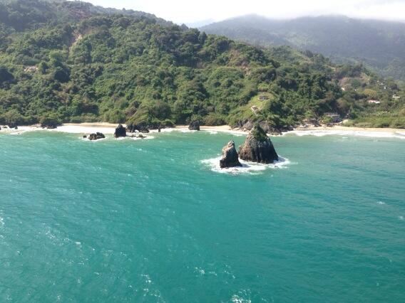 Vista aérea de Higuerote este Jueves Santo (FOTOS)