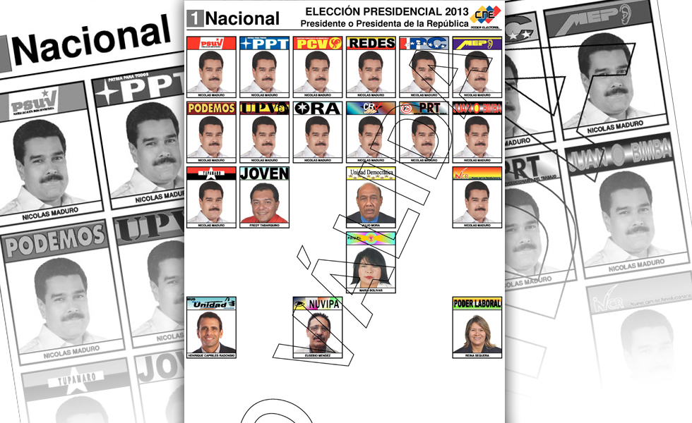 Esta es la boleta electoral del 14A