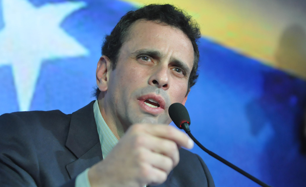 Capriles acepta candidatura y se enfrentará a Maduro: Yo sí voy a luchar