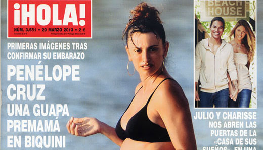 Penéolope Cruz luce en bikini su segunda barriga (FOTO)