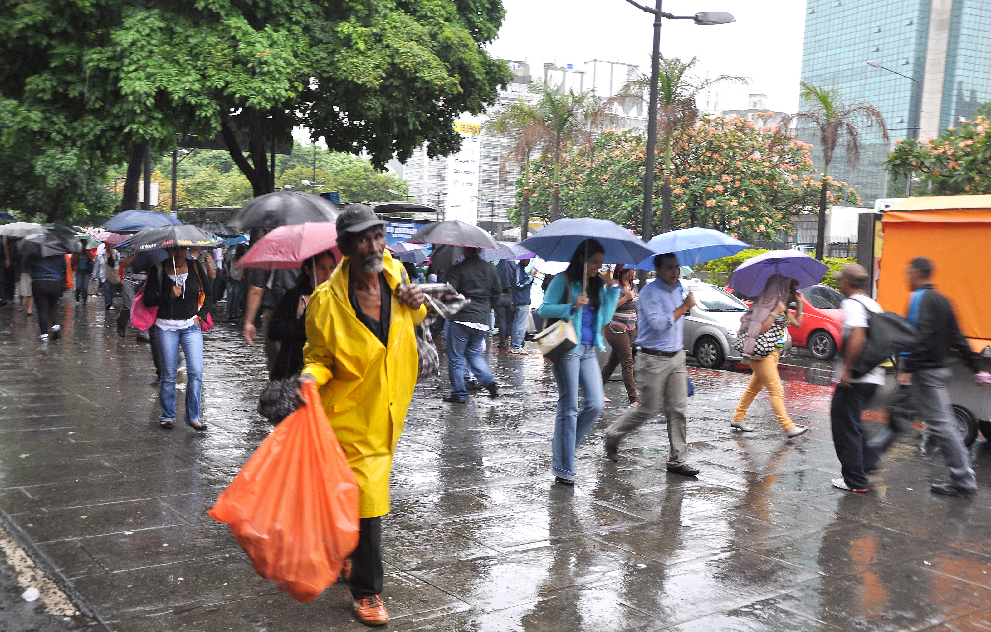 Lluvias dispersas en la región andina, llanos y sur del país