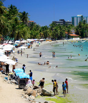 Seis personas heridas dejó discusión en playa de Pampatar