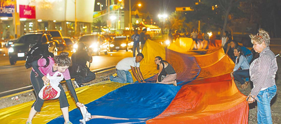 La bandera del voto (Foto)