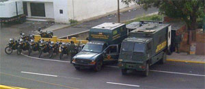 Fuertemente custodiada sede del CNE – Maracaibo (Fotos)