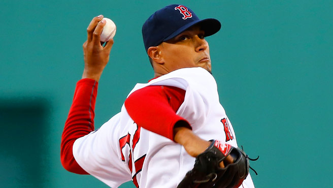 Félix Doubront lanzó una joya frente a los Astros de Houston