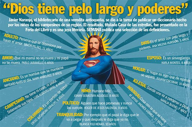 “Dios tiene el pelo largo y superpoderes” (Infografía + Genial)