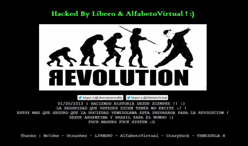 Hackean página del Partido Comunista de Venezuela