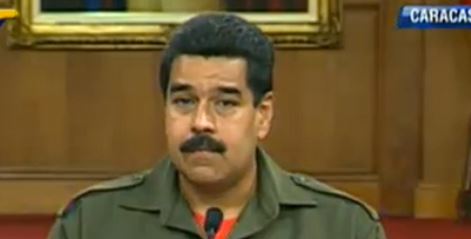 Maduro vestido de Chávez para hablar con los militares