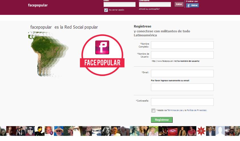 Lanzan “Facepopular”, una nueva red social (No, no fue Iris)