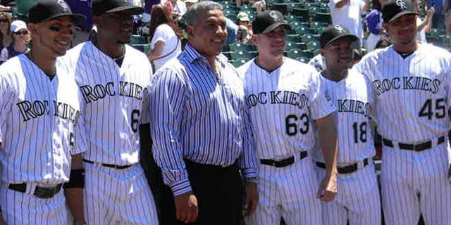 Homenaje al “Gato” Galarraga en Denver