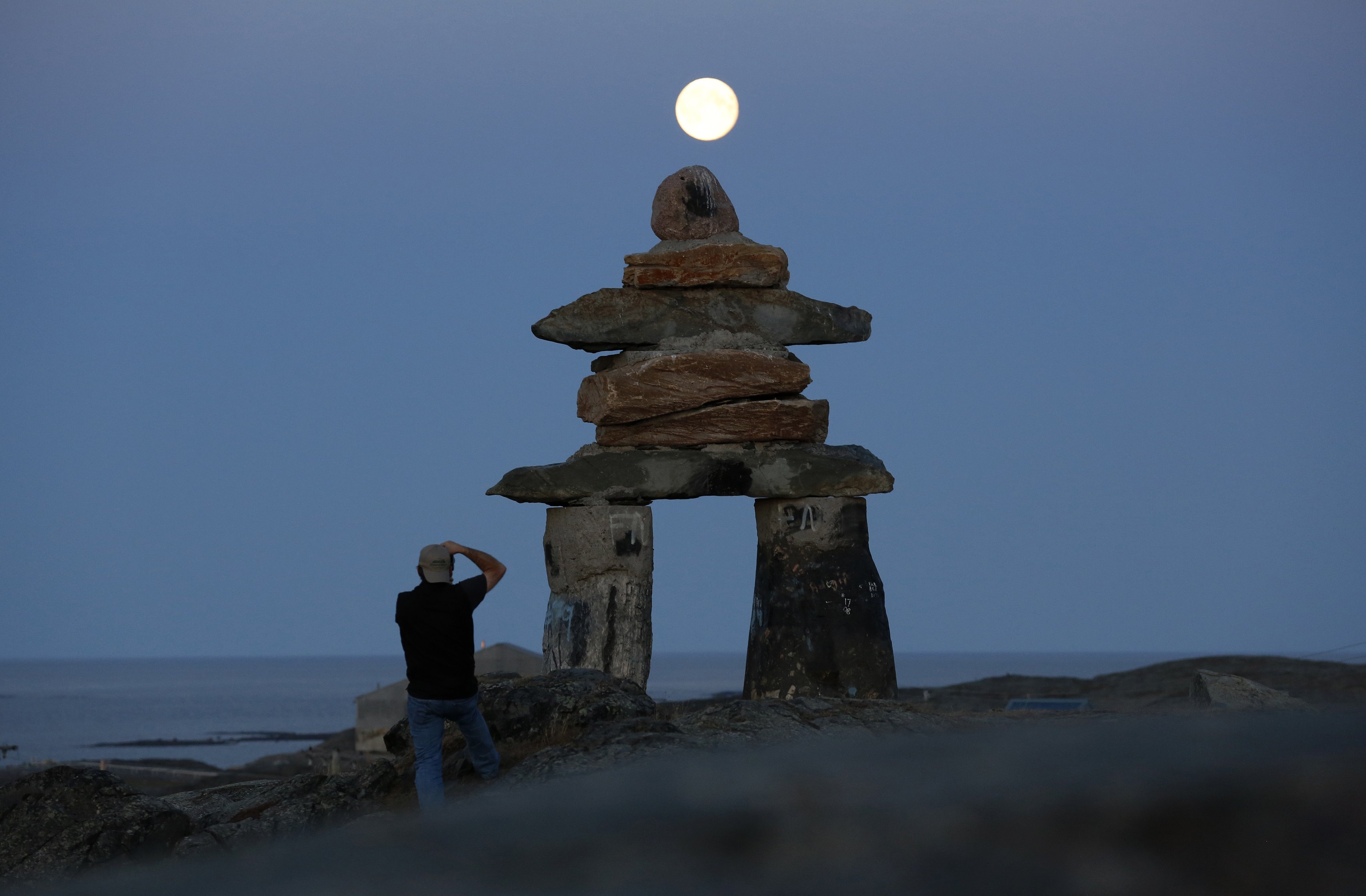 La luna llena de agosto (Fotos)