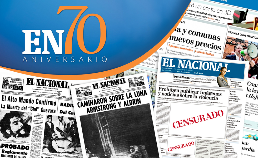 El Nacional celebra 70 años de cobertura informativa en Venezuela