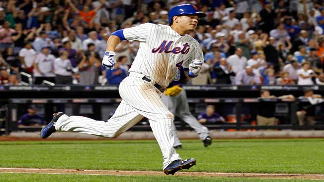 Wilmer Flores conectó su primer hit en las Mayores