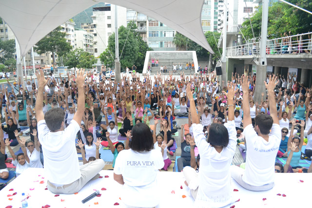 Venezuela participó de la meditación por la paz más grande del planeta