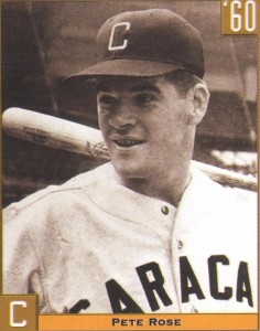 Pete Rose jugó con los Leones del Caracas en la temporada 1964 – 1965