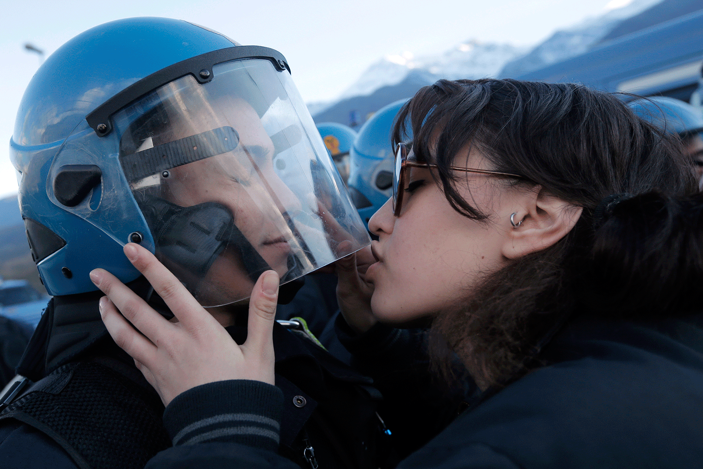 El beso de la paz (Foto)