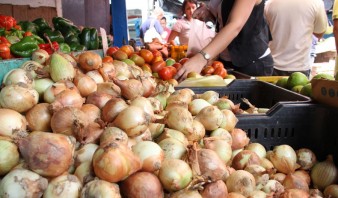 El salario mínimo sólo alcanza para un kilo de cebolla