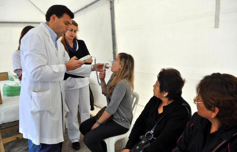 Espirometrías gratuitas en todo el país