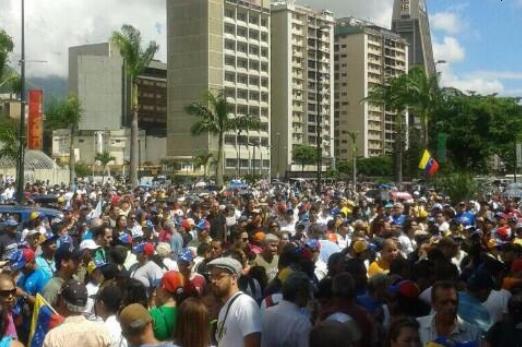 Así se encuentra la estación de Plaza Venezuela (Foto)