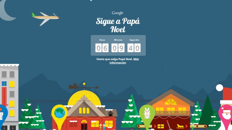 Cómo seguir el recorrido de Papa Noel por el mundo