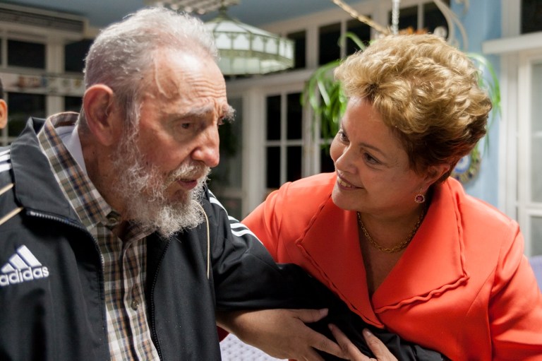 Dilma Rousseff se reunió con Fidel Castro en La Habana (Fotos)