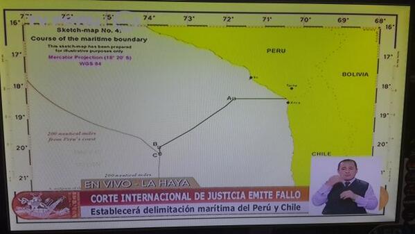 La Corte Interamericana modifica frontera Chile-Perú a favor de Lima