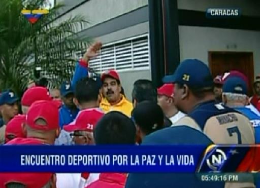 Maduro participó en caimanera por la paz