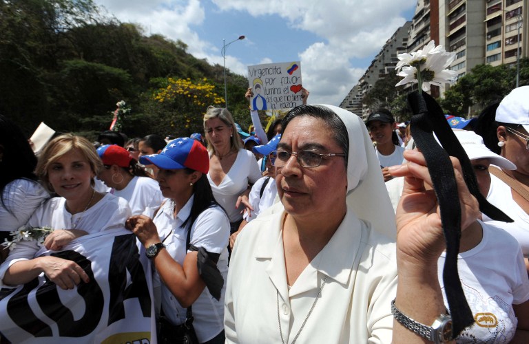 Así fue la marcha de las mujeres por la paz 26F (Fotos)