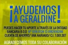 ¿Un perdigonazo a quemarropa en la cara?… así dejaron a Geraldine (imagen fuerte)