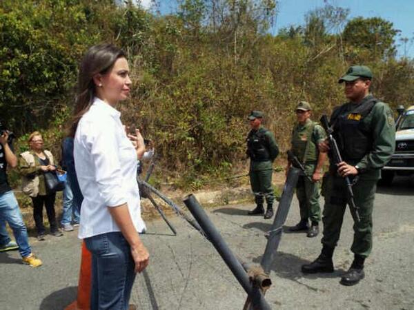 LA FOTO: María Corina de frente en Ramo Verde