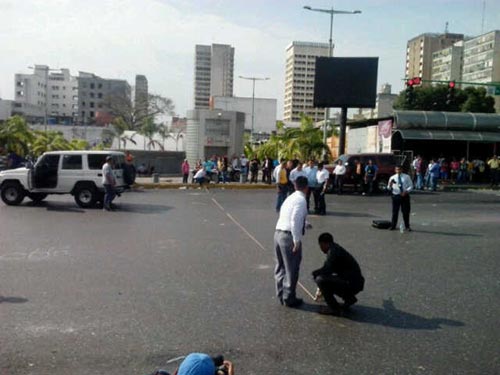 Cicpc realizó experticias en Valencia tras tiroteo durante marcha