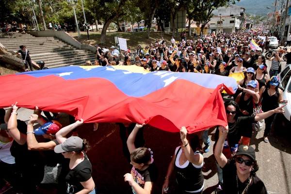 Tachirenses en las calles muestran su descontento por la realidad el país