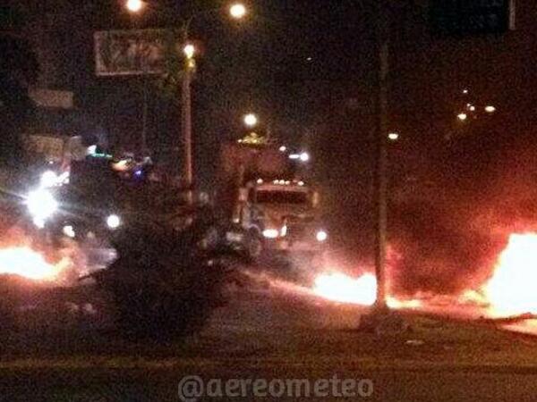 Cuatro heridos dejó una protesta en Los Nuevos Teques