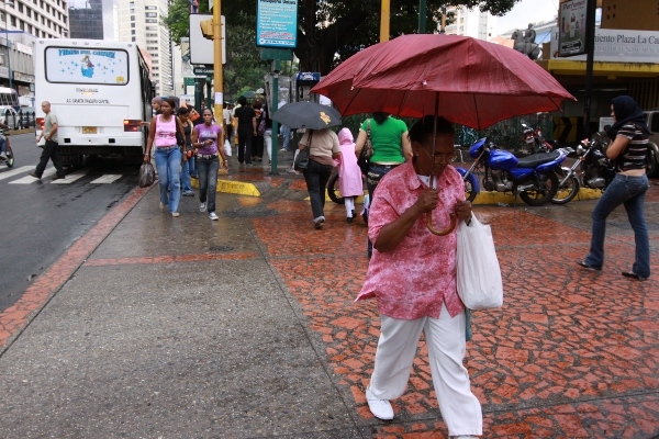 Inameh estima lluvias dispersas en gran parte del país