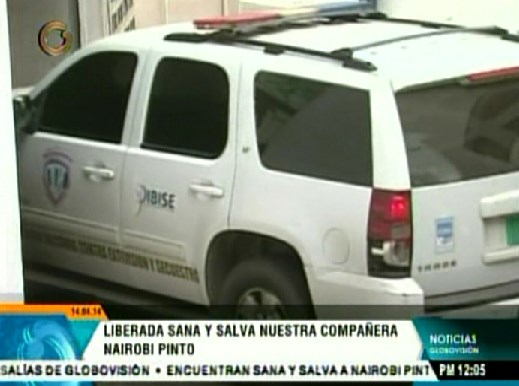 Efectivos del Cicpc trasladan a Nairobi Pinto hasta su residencia (Video)