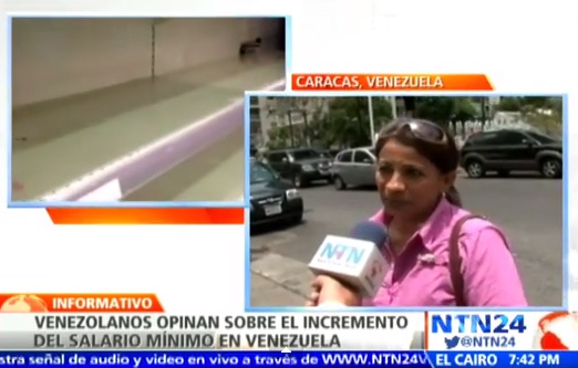 Venezolanos reaccionan tras aumento del salario mínimo (Video)