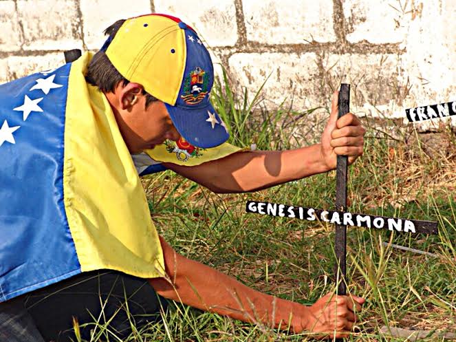 Movimiento estudiantil en Turmero hace homenaje a los caídos (Fotos)