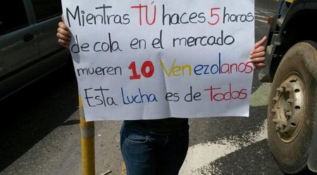 Protestan frente la USB: Esta lucha es de todos #6M (Foto)