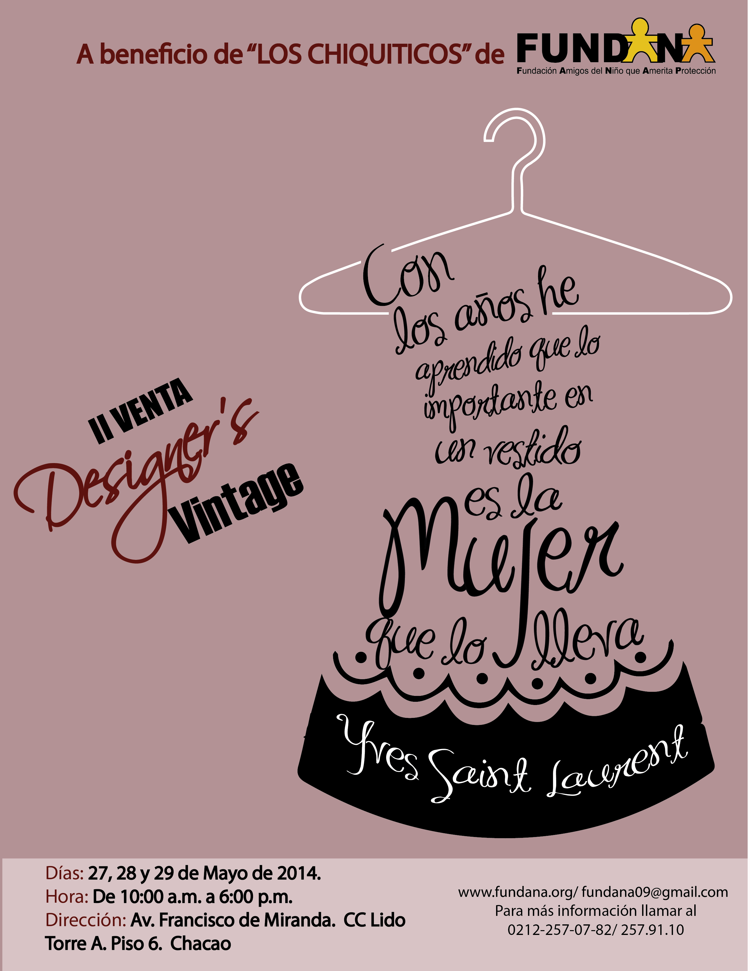 Fundana invita a la segunda edición de su Designer’s Vintage Sale