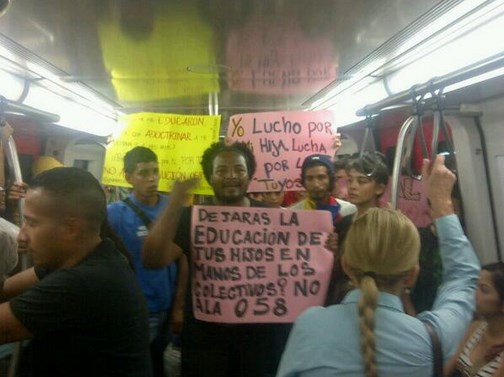 metro de caracas protesta