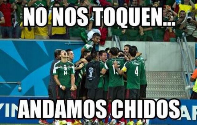 Los memes se sumaron a la celebración del triunfo de México