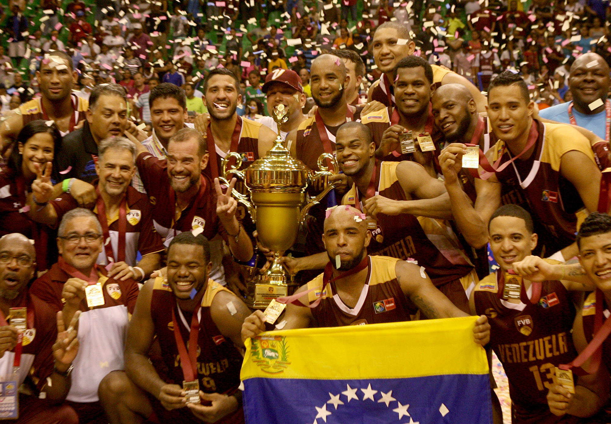 Venezuela campeón del Sudamericano de Baloncesto