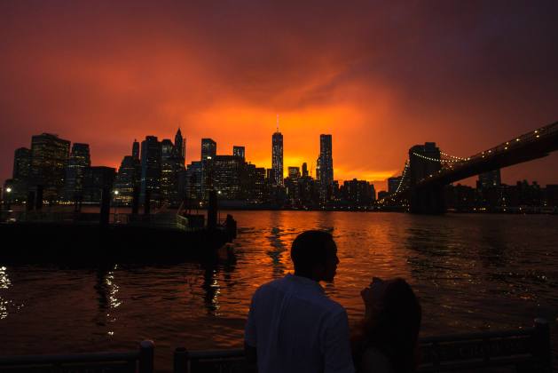 Tormenta en Nueva York (Foto Reuters)