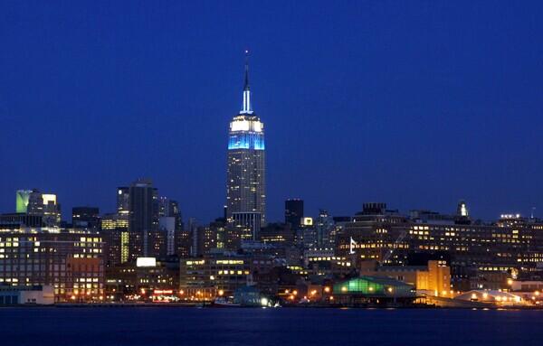 El Empire State se vuelca con Argentina (Fotos)