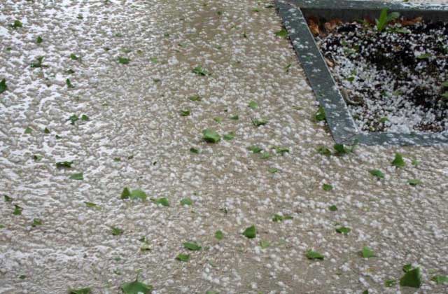 Granizo en Madrid