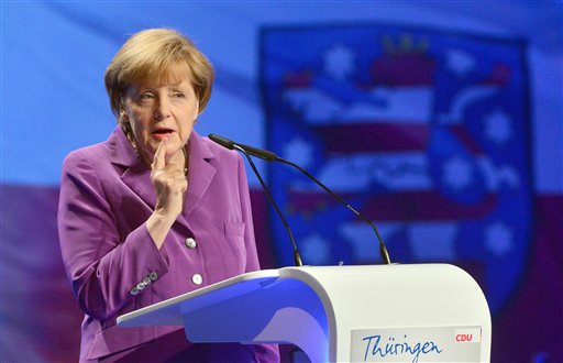 Alemania ganará la Copa Mundial, dice Merkel