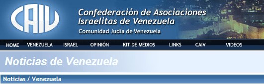 Comunidad Judía en Venezuela repudia actos violentos en su contra